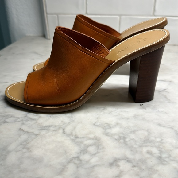 JCrew heel slides size6 1/2 worn once - Picture 2 of 6